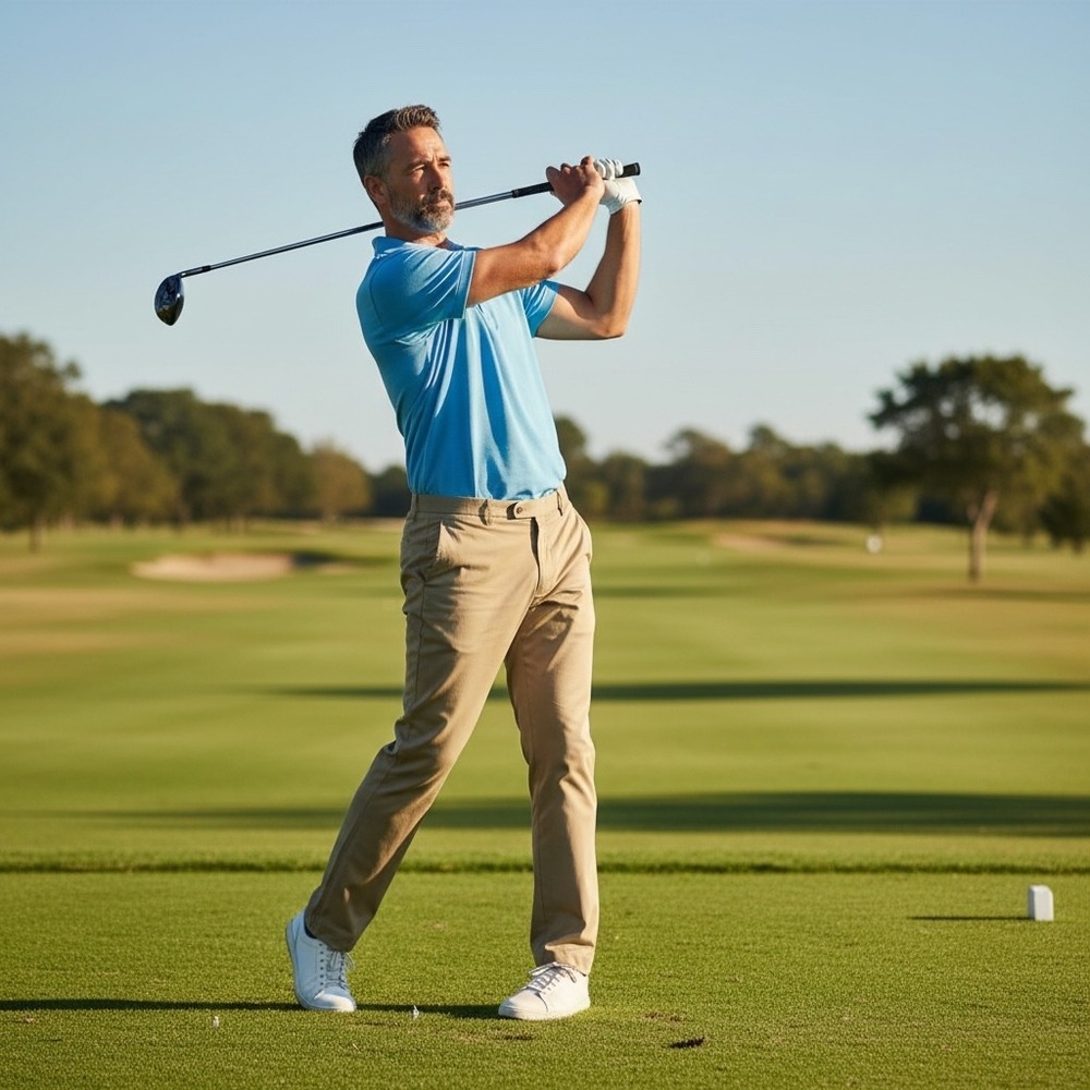 FootJoy Mens Performance Golf Pants Khaki Tan Stretch Straight‎ Leg 40x34
